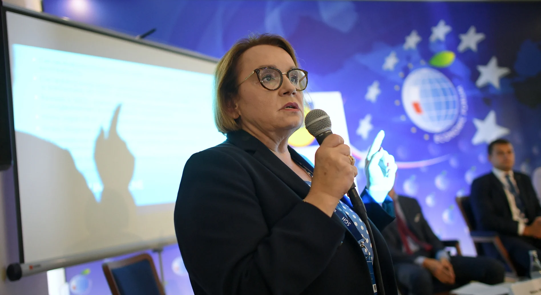 Europoseł Anna Zalewska podczas XXX Forum Ekonomicznego w Karpaczu